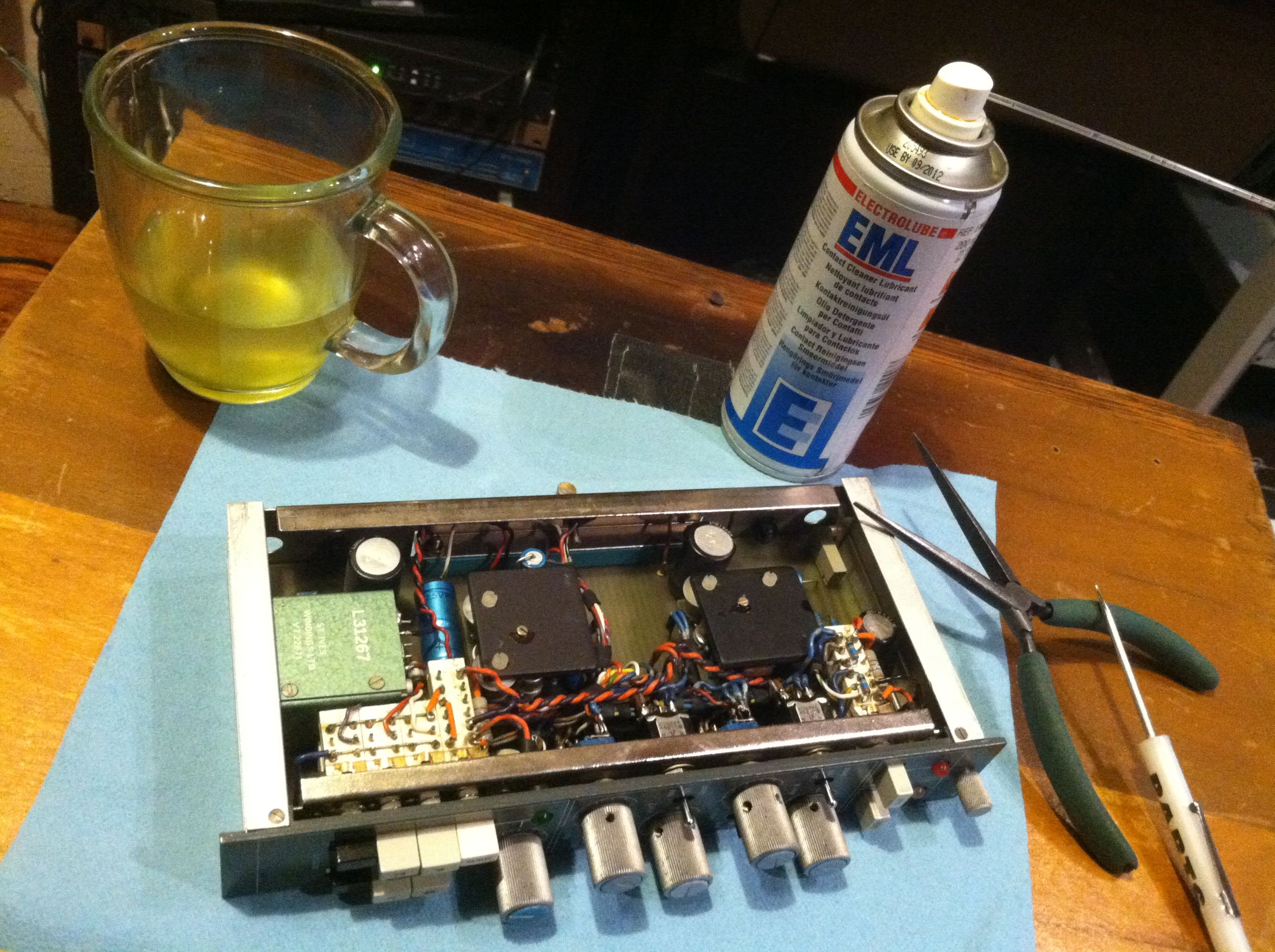 A round of Electrolube & tea - MetroSonic Recording Studios NYC