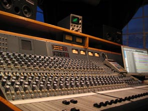 Neve 5315 console closeup