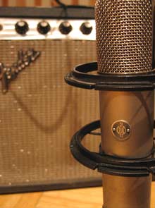 a Neuman UM57 microphone